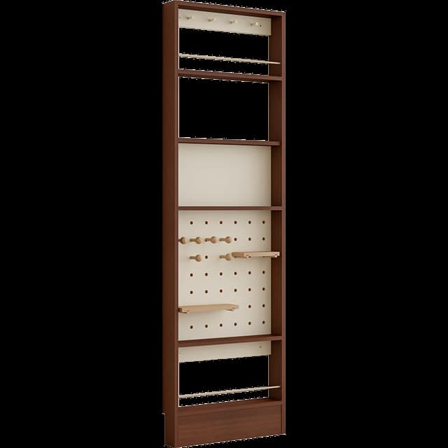 Classic slim pegboard cabinet